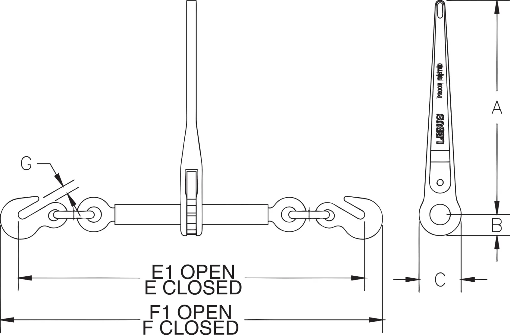 Plano de dimensiones