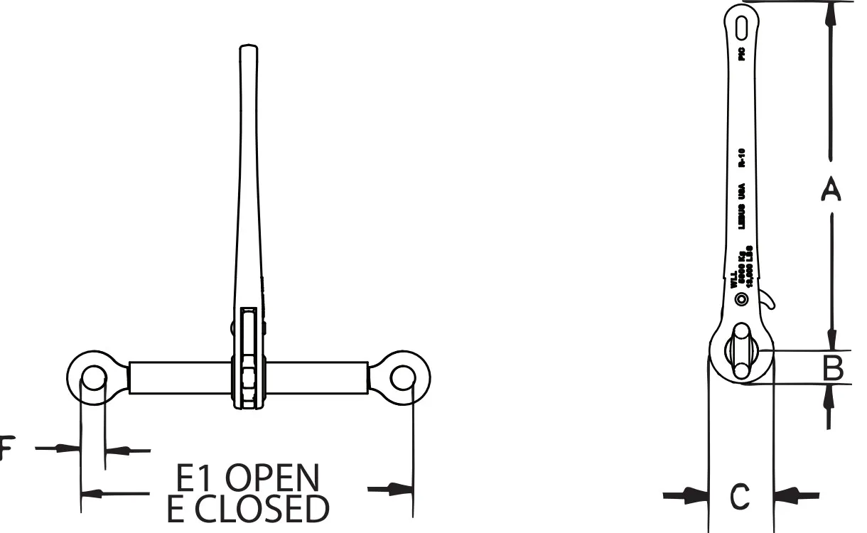 Plano de dimensiones