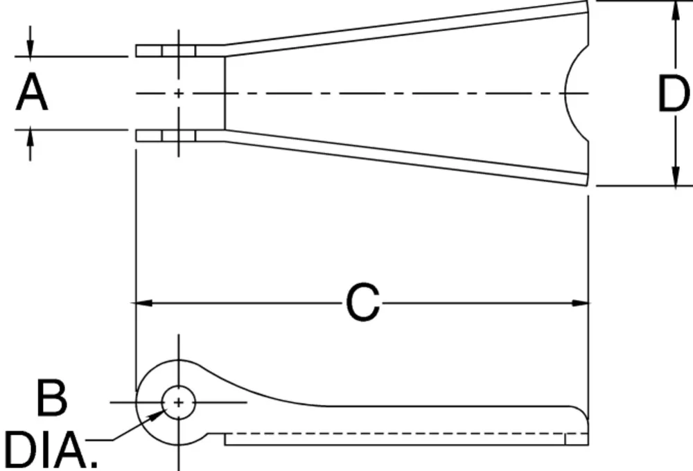 Plano de dimensiones